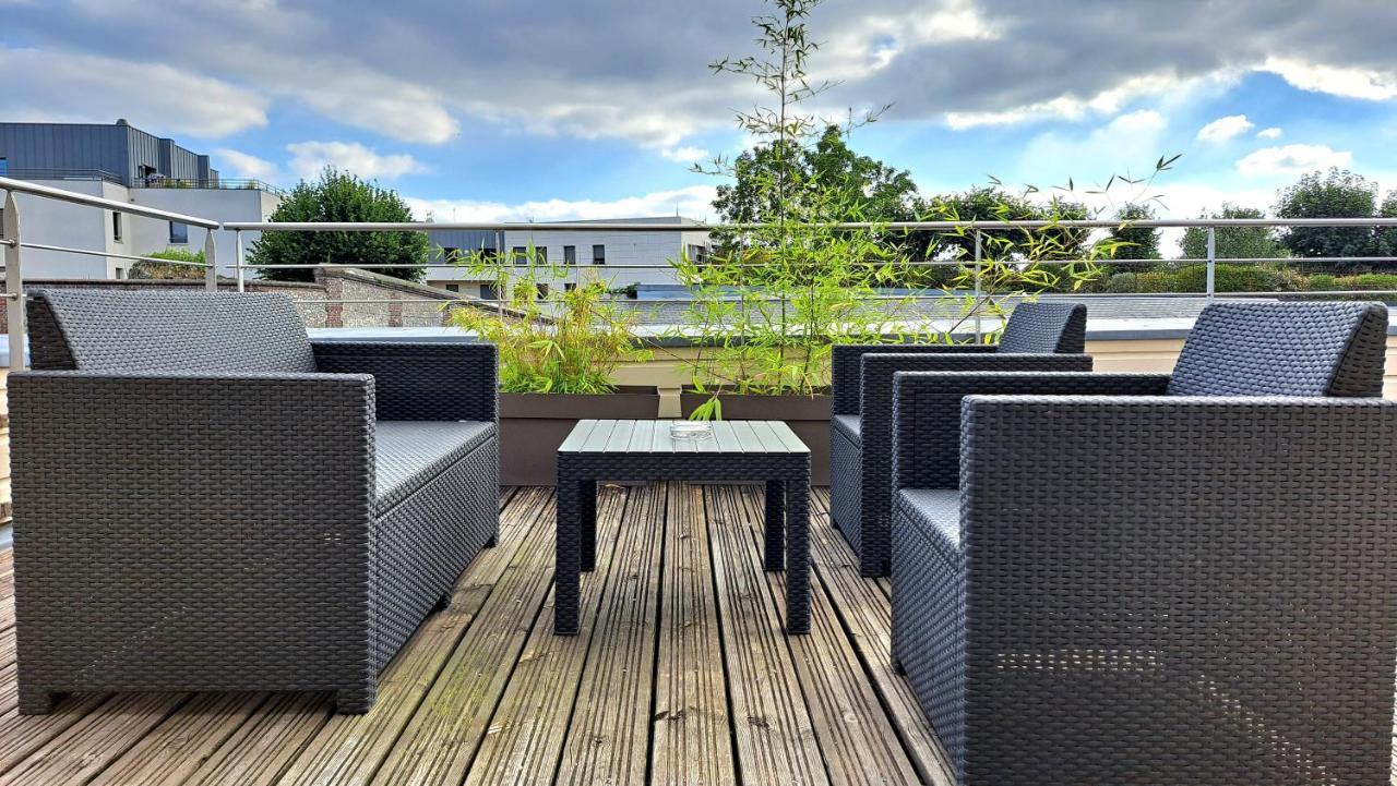 Le Canyon Rouen Centre By Myfrenchpat Terrasse & Parking Exterior photo